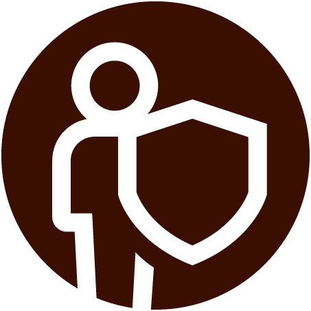 Icon Menschen zusammen an einem Tisch