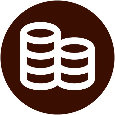 Icon Menschen zusammen an einem Tisch