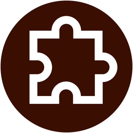 Icon Menschen zusammen an einem Tisch