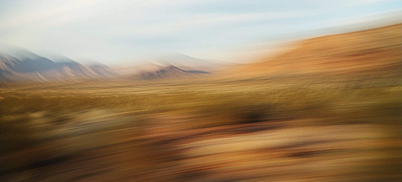 Abstraktes Bild von einem trockenen Getreidefeld